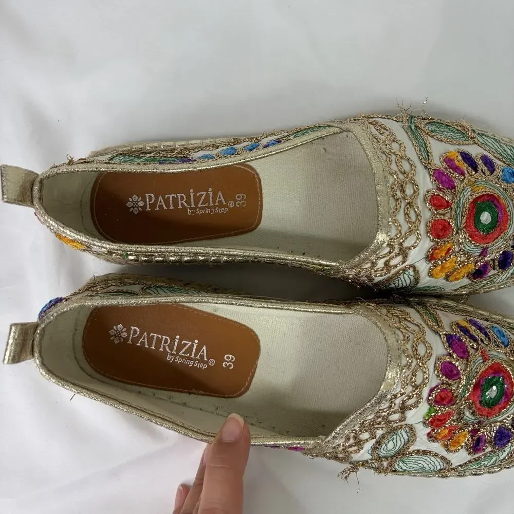 Patrizia By Spring Step Espadrille Shoes Size 39/8.5 Maylis-WM, summer, boho